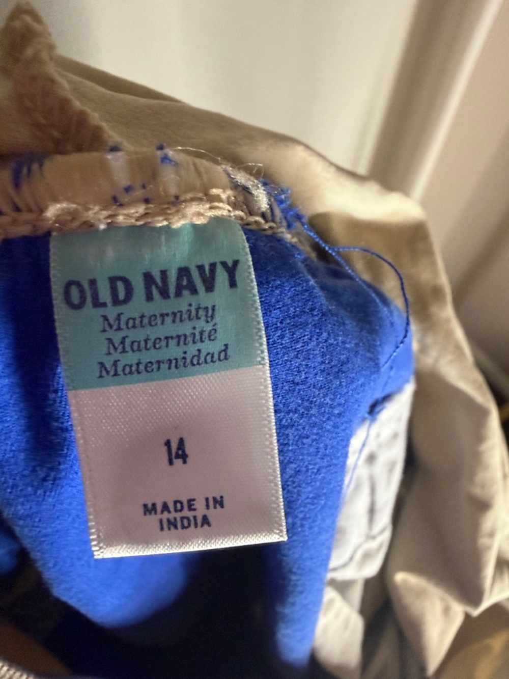 Old Navy Maternity Shorts in Blue - Picture 2 of 3